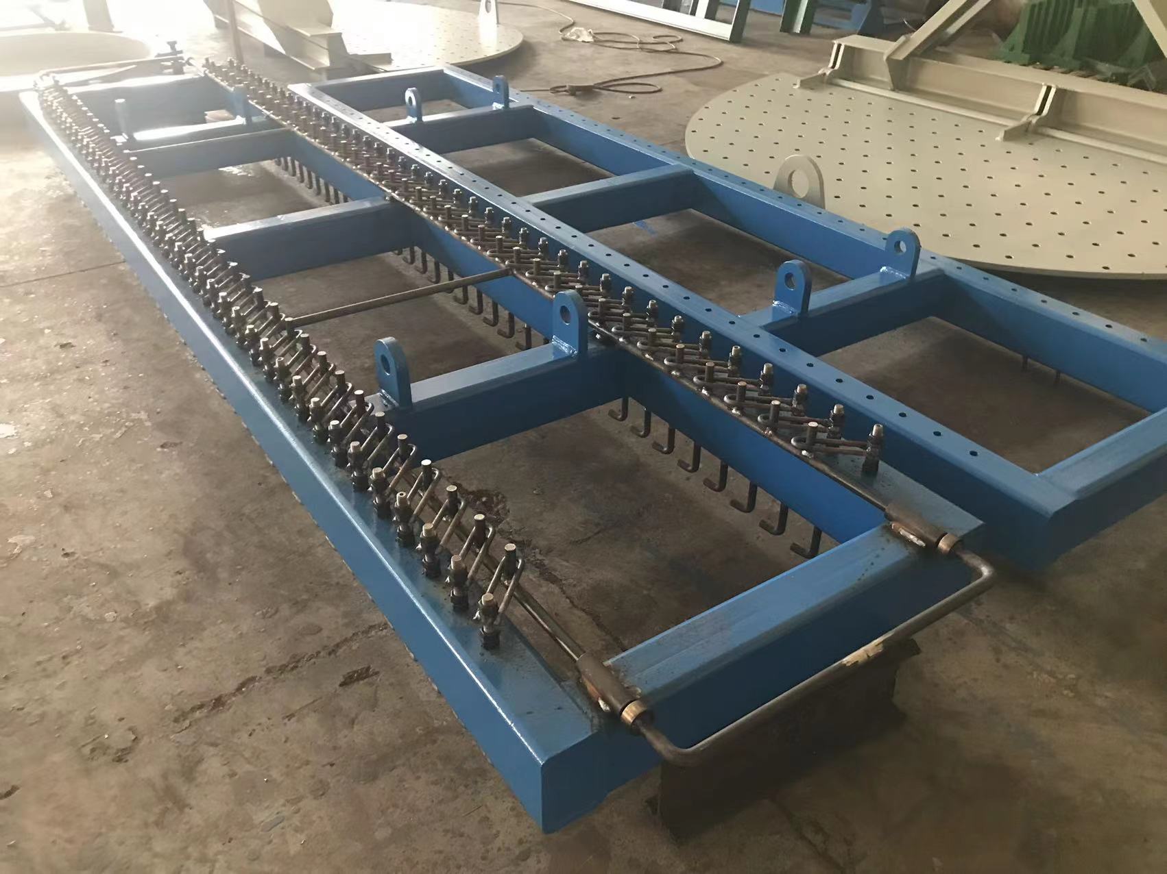 Lead plate hanger for lead acid battery recycle for lead electrolysis machine system