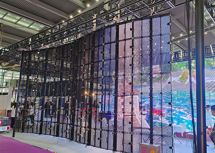 IP65 Outdoor Rental Billboard Transparent Led Screen