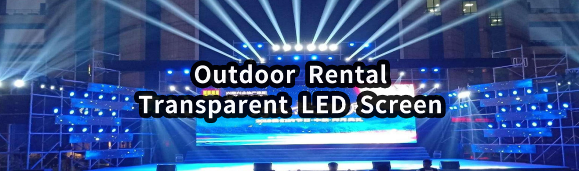 Outdoor Event Show Transparent Led Screen