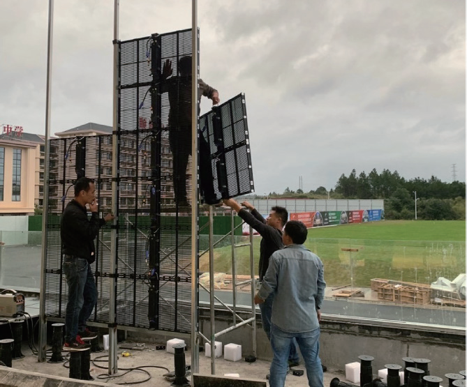 Outdoor Event Show Transparent Led Screen