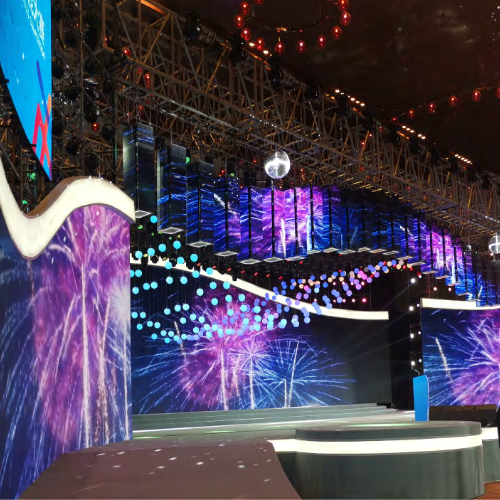 Outdoor Music Show Transparent  Led Screen