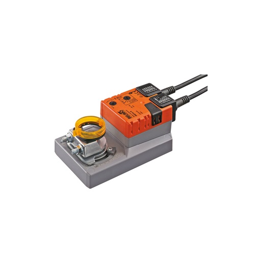 SM24A-S Rotary actuator, 20 Nm, AC/DC 24 V, Open/close, 3-point, 150 s, 1x SPDT, IP54