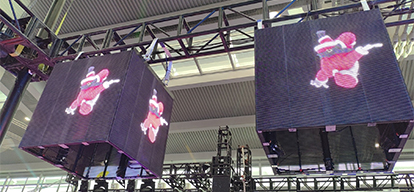 Indoor Cube Transparent Led Screen