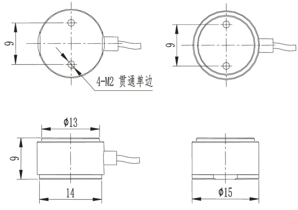 Miniature Compression And Tension Load Cell