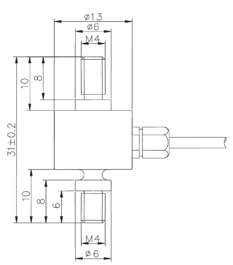 Miniature Compression And Tension Load Cell