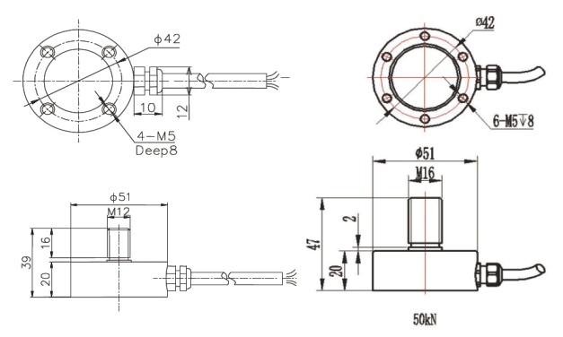 Column Tension And Compression Load Cell