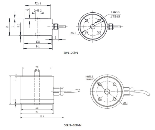 Column Tension And Compression Load Cell