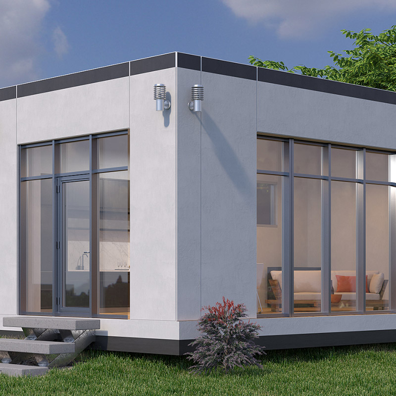 Ukugoqa Ukhalo Kuhlanganiswe Ngokugcwele I-Modular Folding Container House