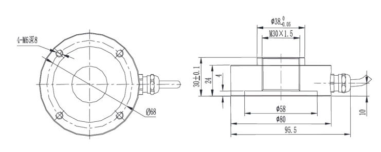 Bolt Preload Ring Type Force Sensor