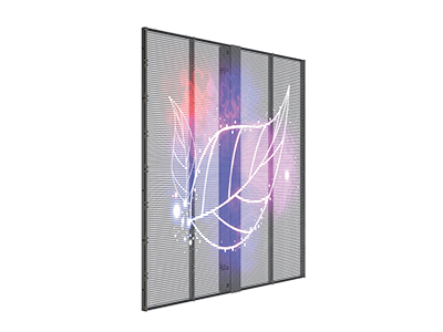 Holographic Led Screen Digital Signage For Glass Window 