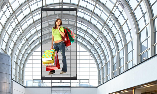 Indoor High Transparency Holographic Screen