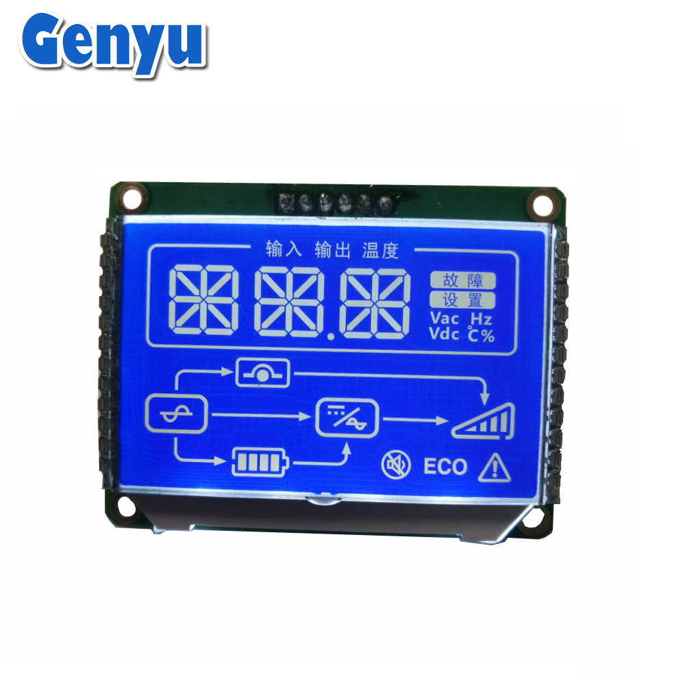 HTN STN Blue 4 digits 7 Segment Display COB display modules