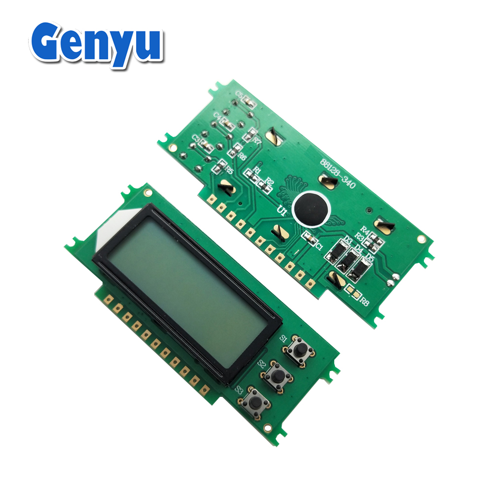 monochrome segmented FSTN 7 segment lcd display module