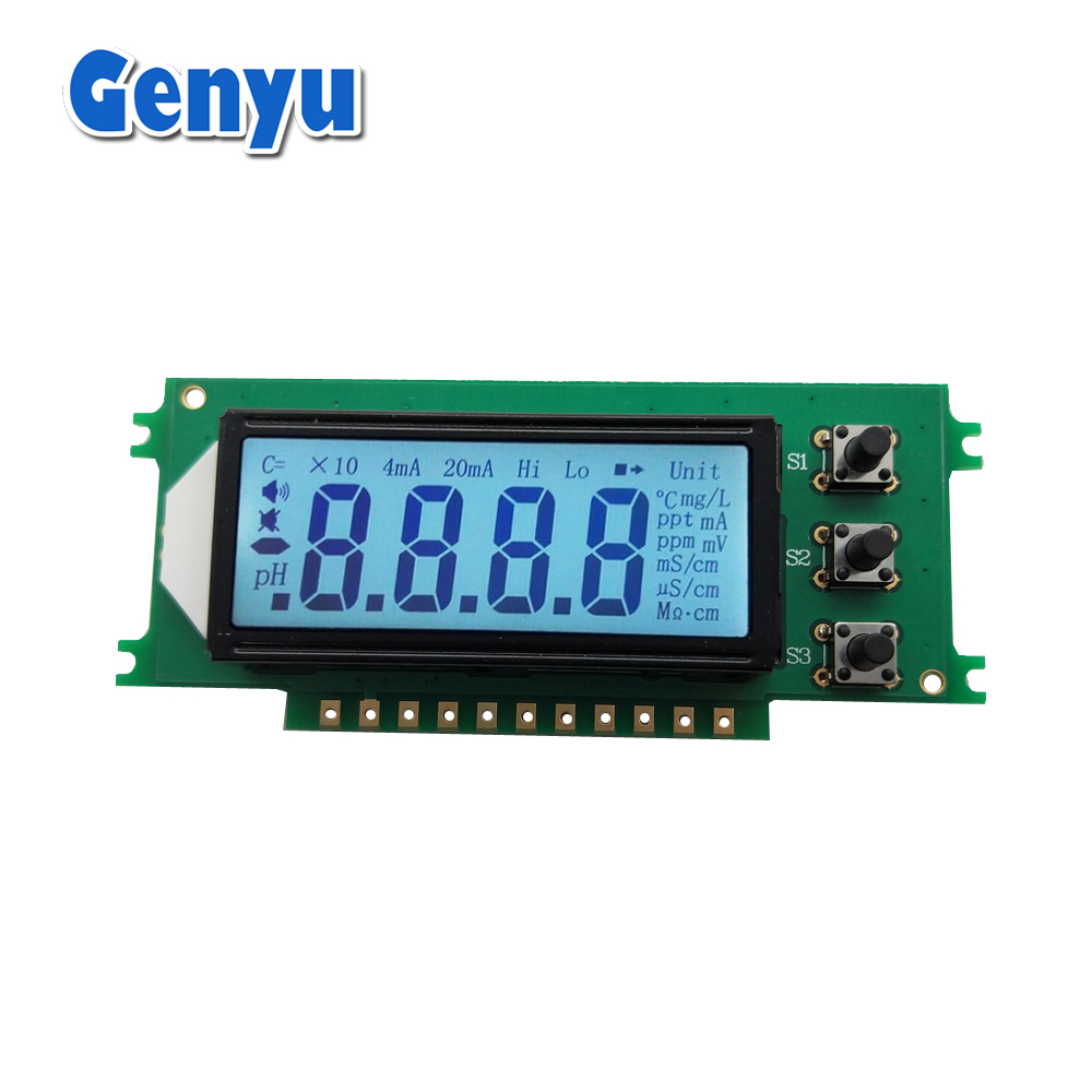 monochrome segmented FSTN 7 segment lcd display module