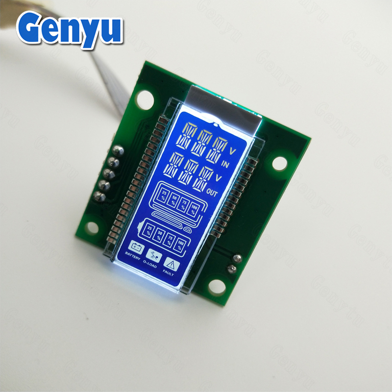 Cusotm LCD Display HT1621 LCD HTN Segment LCD Module For UPS Power