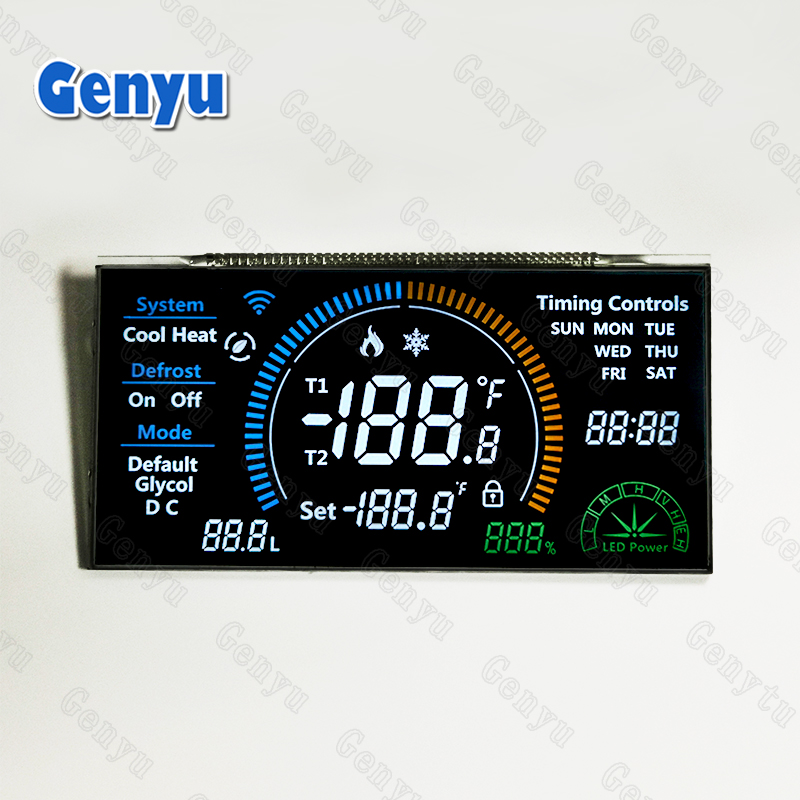 7 segment lcd monochrome Tn htn stn fstn va color lcd display