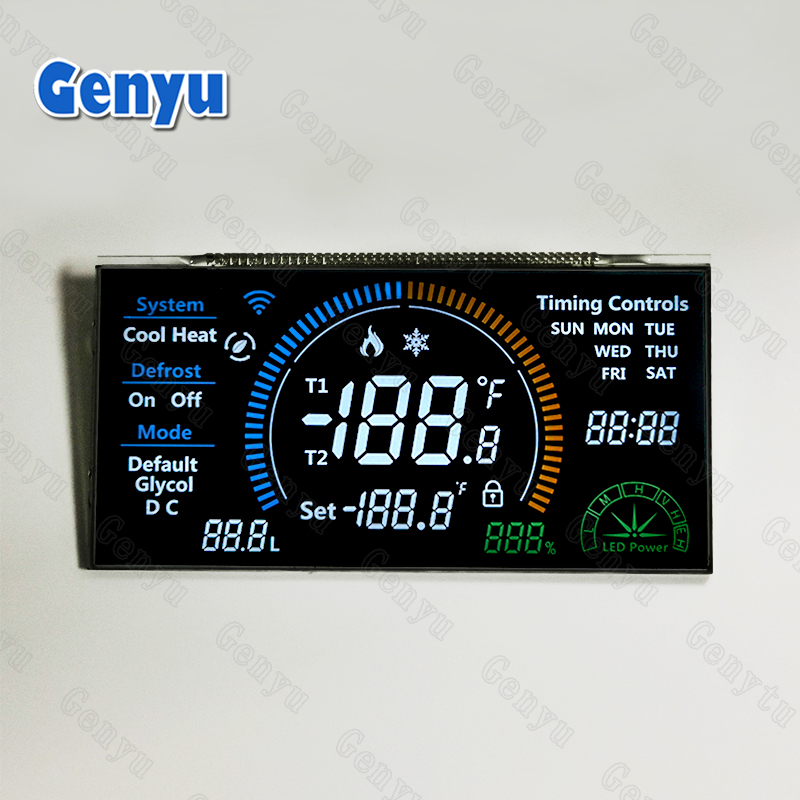 7 segment lcd monochrome Tn htn stn fstn va color lcd display