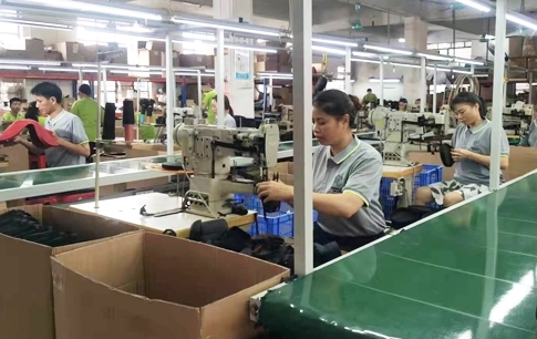 A Well-organized EVA Luggage Factory