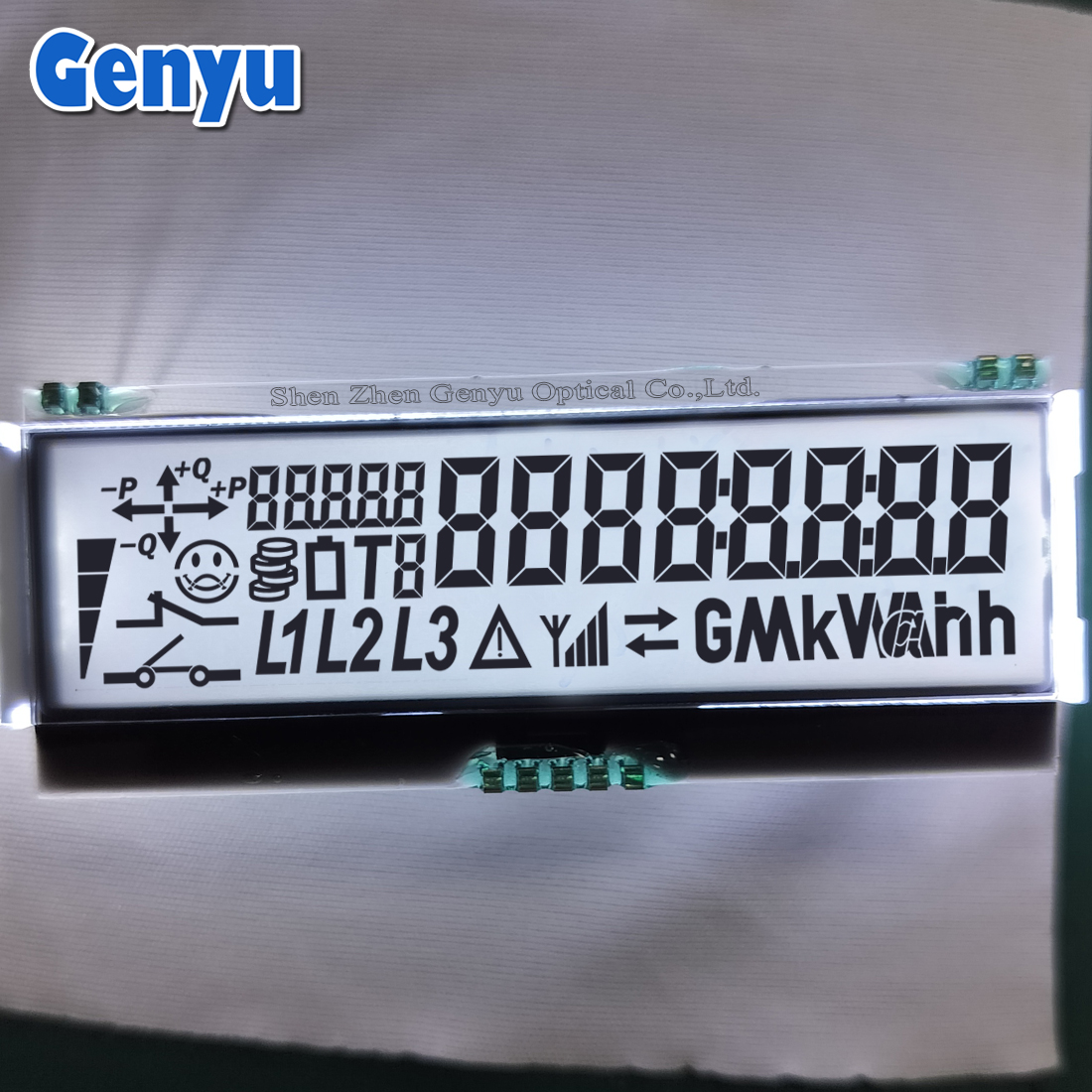 COG LCD display CN91C4S48 Drive IC white LED backlight TN LCD for Smart Meter