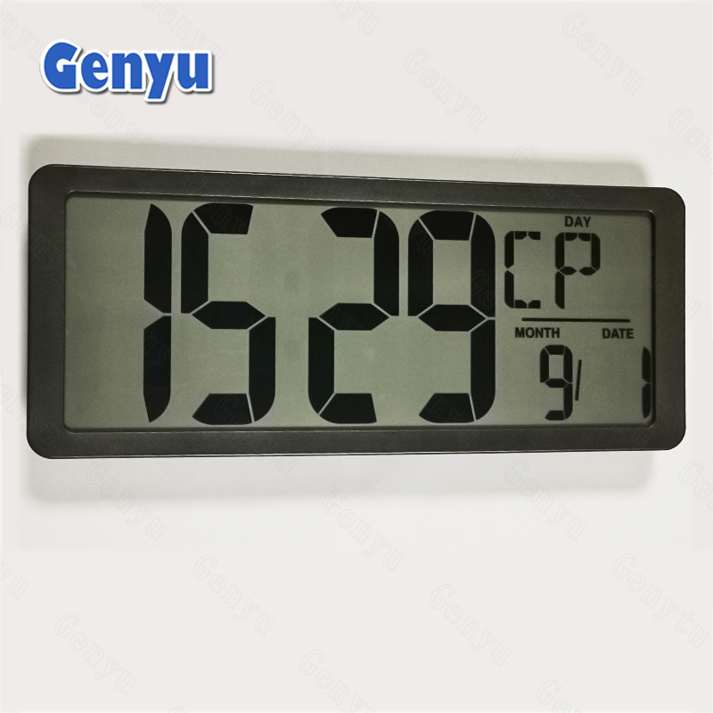 China Factory Customized Large Size Monochrome LCD Display For Clock Display