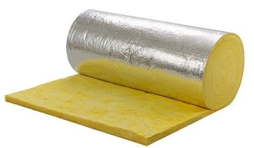 Roof Thermal Insulation with Aluminum Foil Veneer Glass Wool blanket