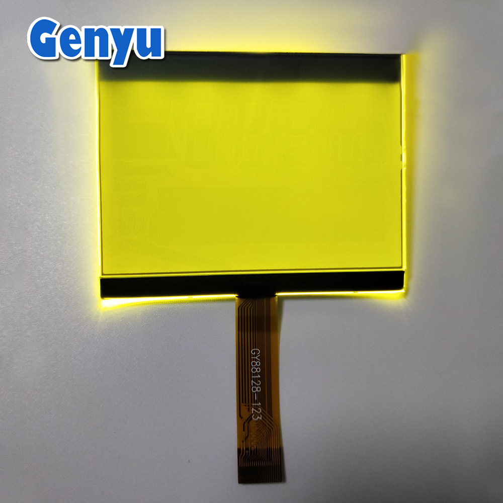 China LCD Factory Custom Fstn Segment LCD Yellow LED Backlight Multimeter LCD Display