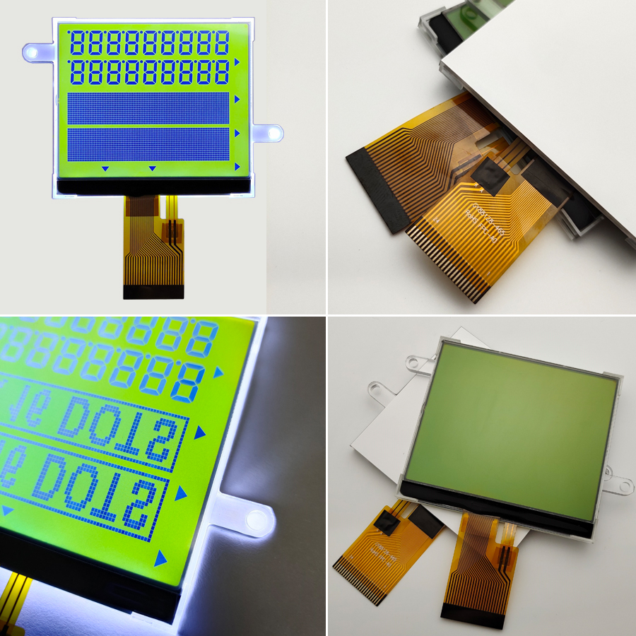 China Factory Custom STN Y-G LCD White LED Backlight Segment LCD For Electronic scale