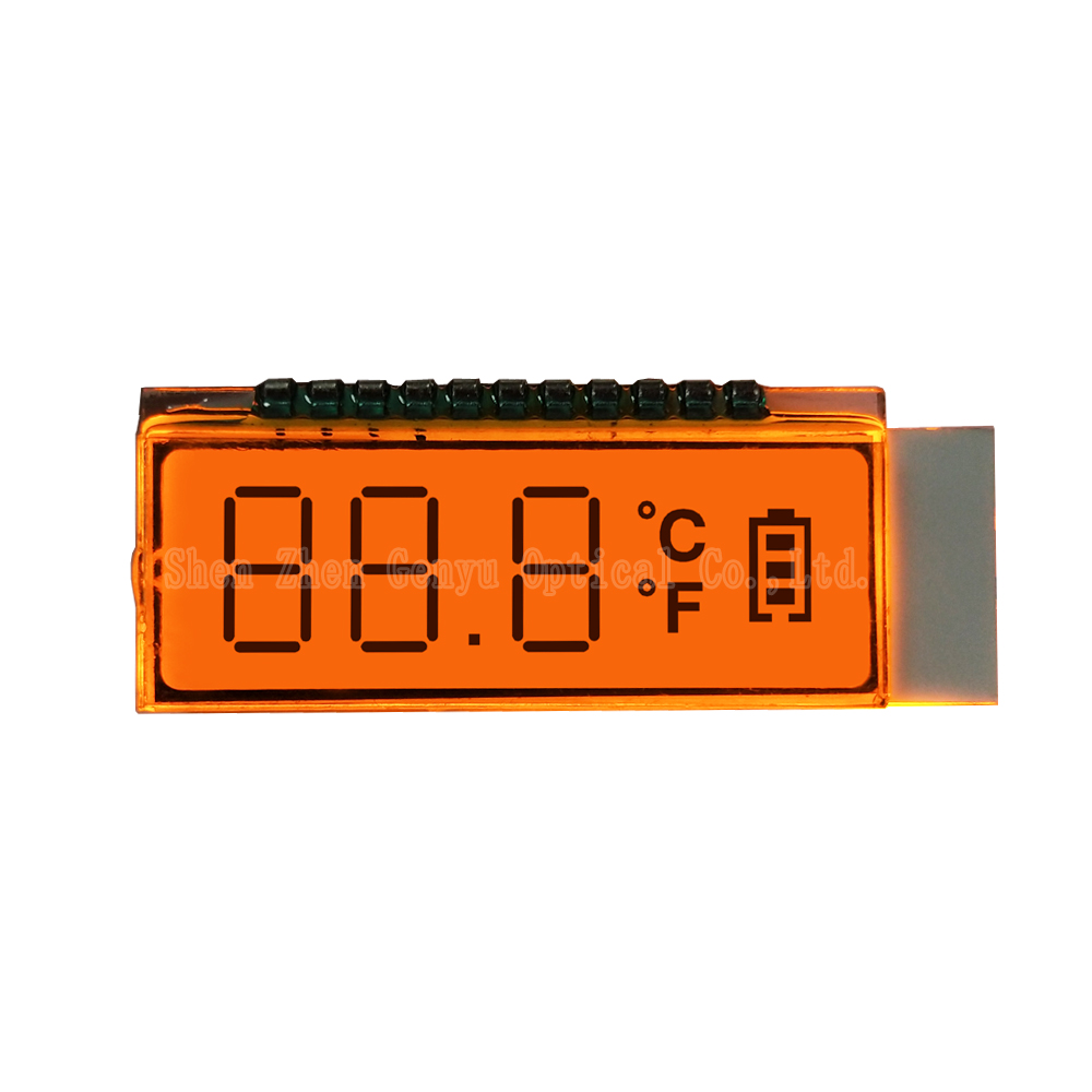 Digits mono 16 segment 14 segment 7 segment Thermometer display TN lcd display