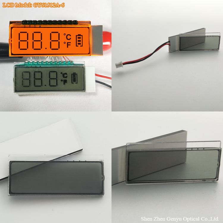 Digits mono 16 segment 14 segment 7 segment Thermometer display TN lcd display