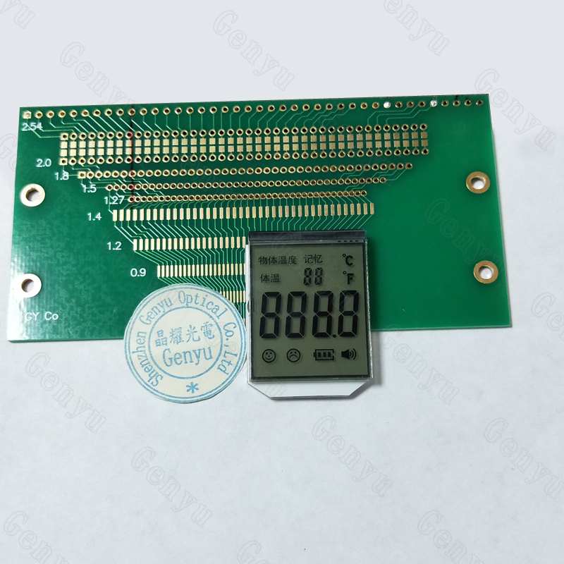 Custom Segment LCD Thermometer LCD Display TN LCD