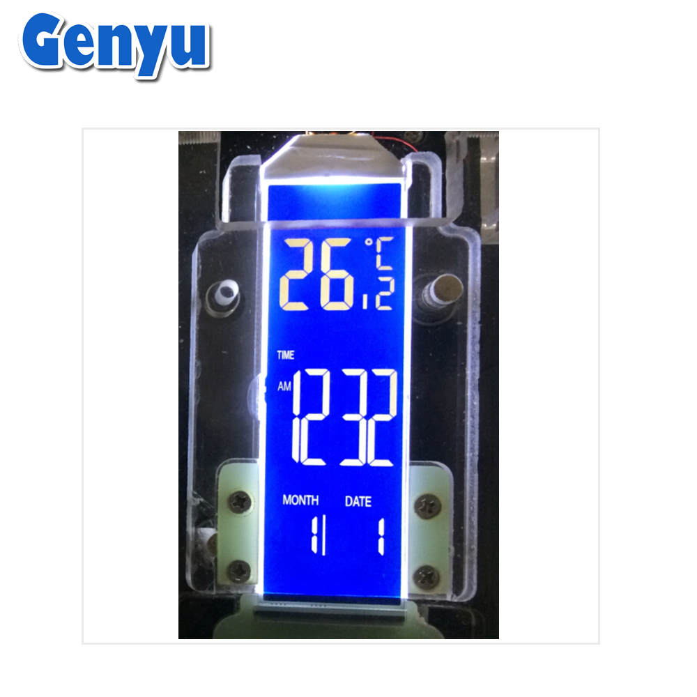 Monochrome HTN Blue color LCD Screen Segment display LCD Desk lamp LCD Display