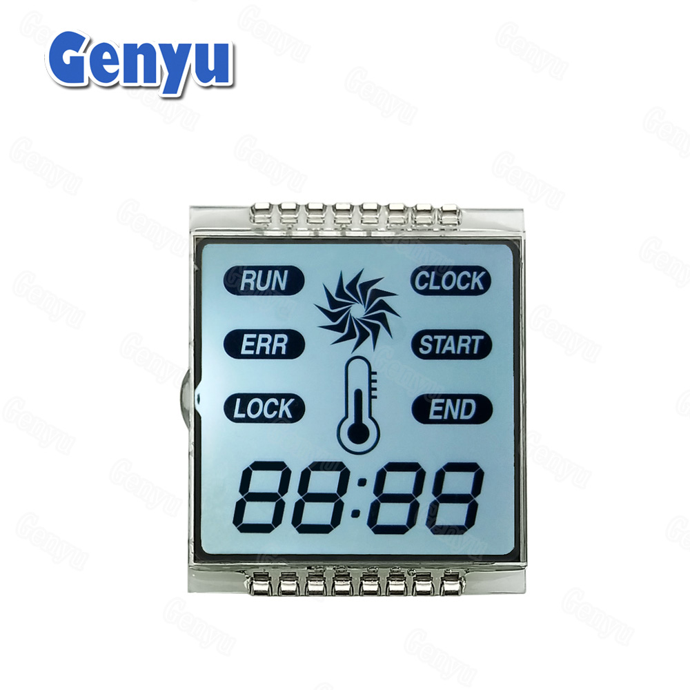 Custom Timer LCD display Monochrome white Segment LCD