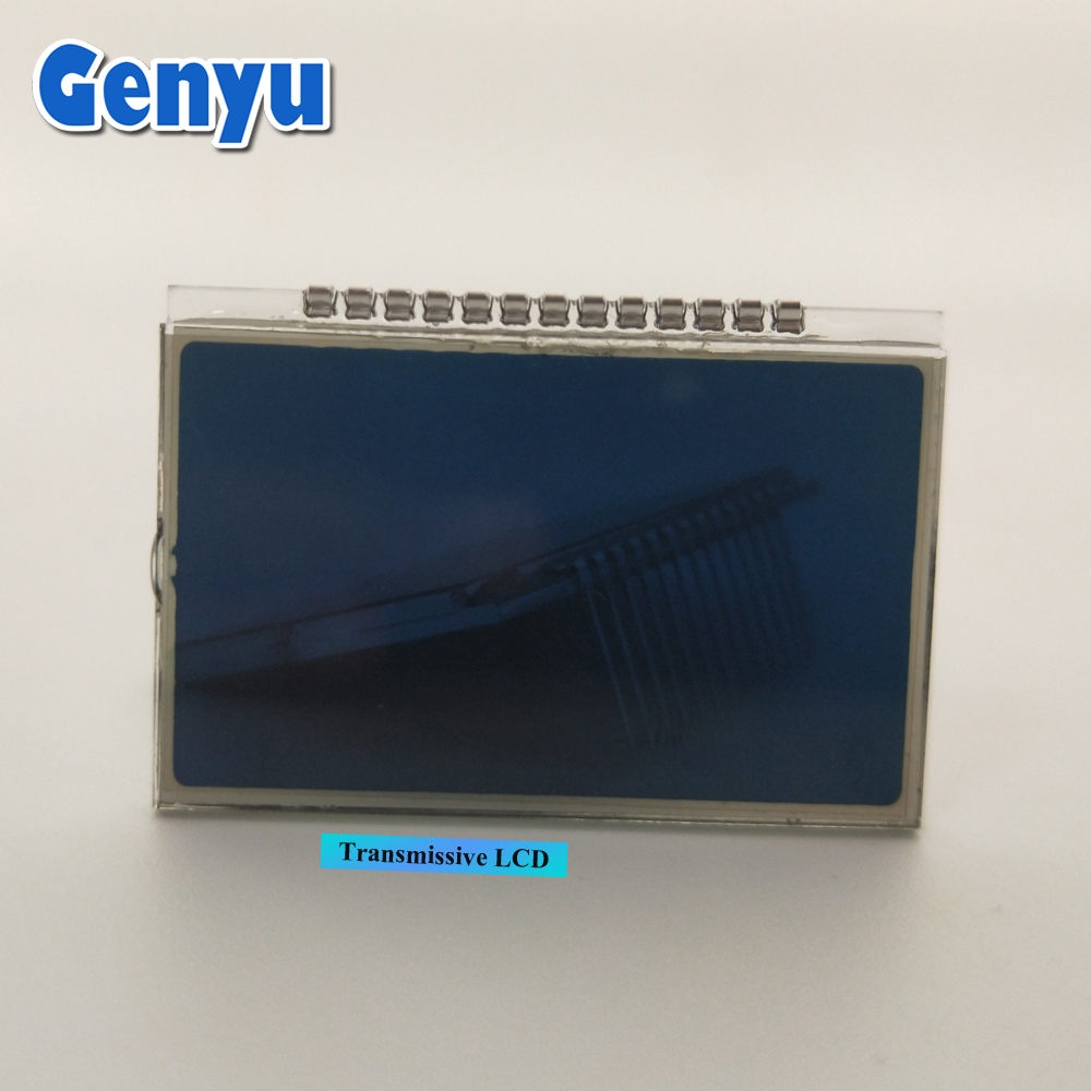 Genyu Customized Small Size LCD Display HTN Blue LCD