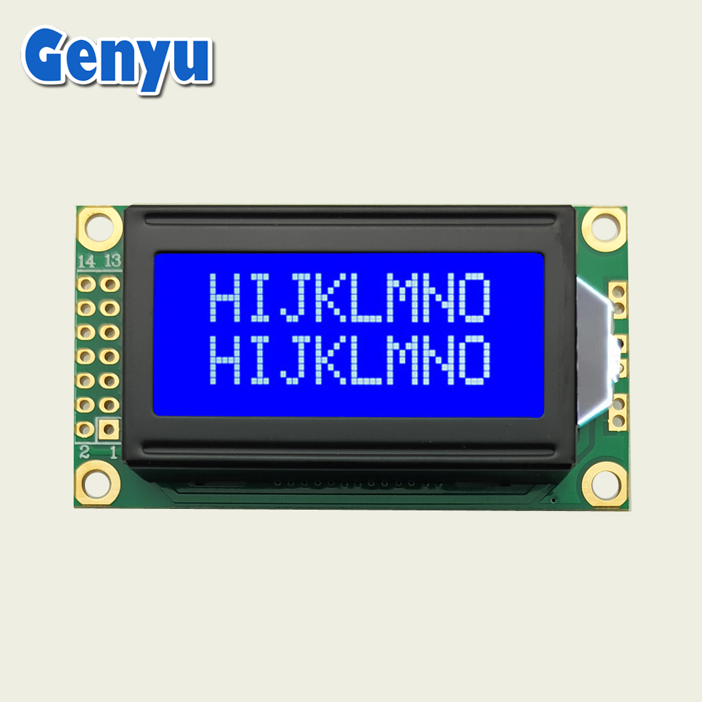 0802 Standard COB LCD Module Blue 8x2 Character Lcd Module