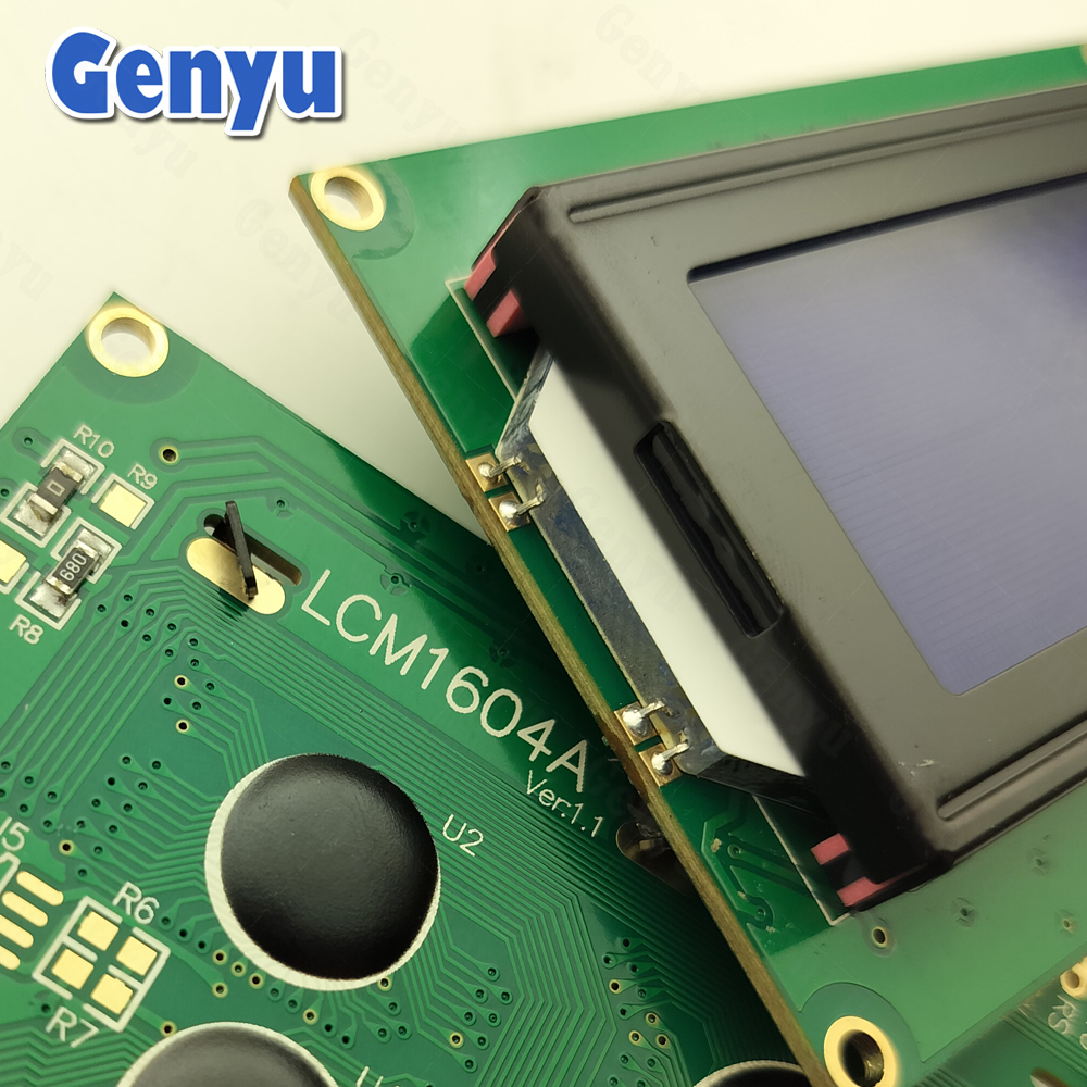 GY1604A Character LCD STN Yellow-Green COB LCD Display 16x4 LCD Screen