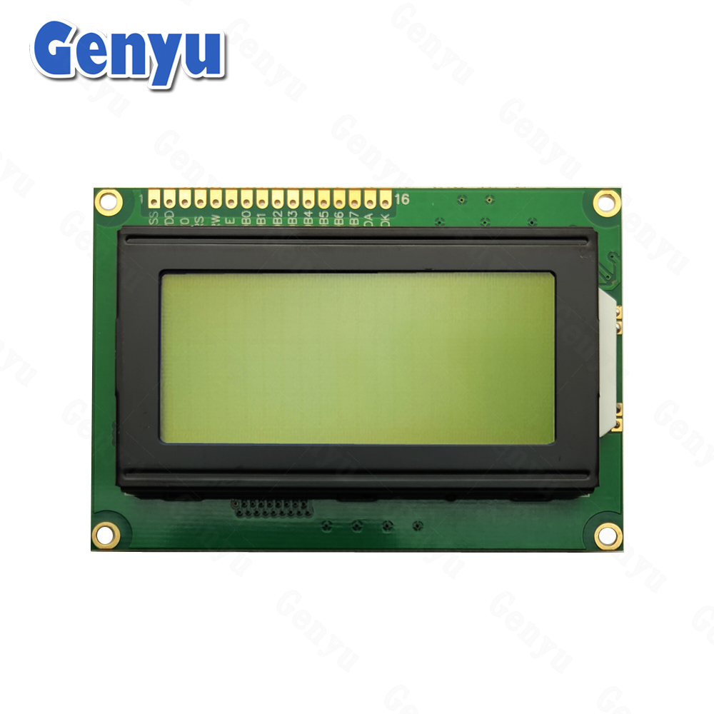 GY1604A Character LCD STN Yellow-Green COB LCD Display 16x4 LCD Screen