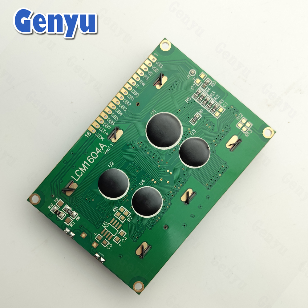 GY1604A Character LCD STN Yellow-Green COB LCD Display 16x4 LCD Screen