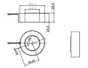 High Permeability Magnetic Core Custom-Designed DC Resistance Current Transformer