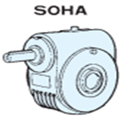 MHI HASEG Worm Gear Reducer SOHA65L-5