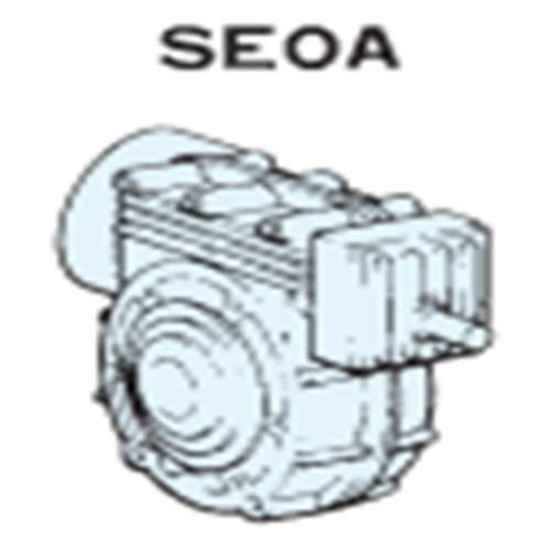 MHI HASEG Worm Gear Reducer SEOA125R-63