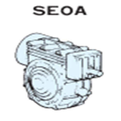 MHI HASEG Worm Gear Reducer SEOA125R-63