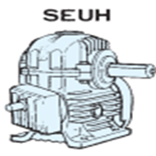MHI HASEG Worm Gear Reducer SEUH125R-63