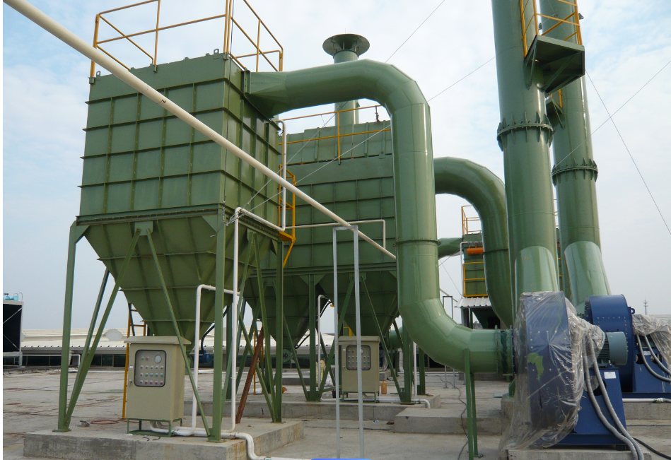 industrial cyclone dust collector for scrap metal recycle line of rotary furnace or blast furnace 