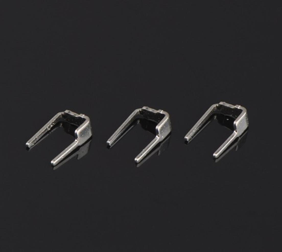 New Design Customized Brass Metal Accessories Electric Contact Stamping Parts for Electronic Relay Pins