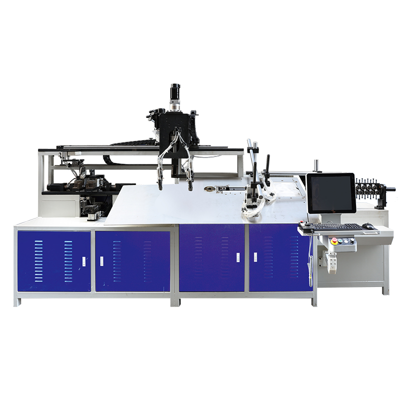 2D CNC Automatic Steel Wire Hoop Bending Machine 