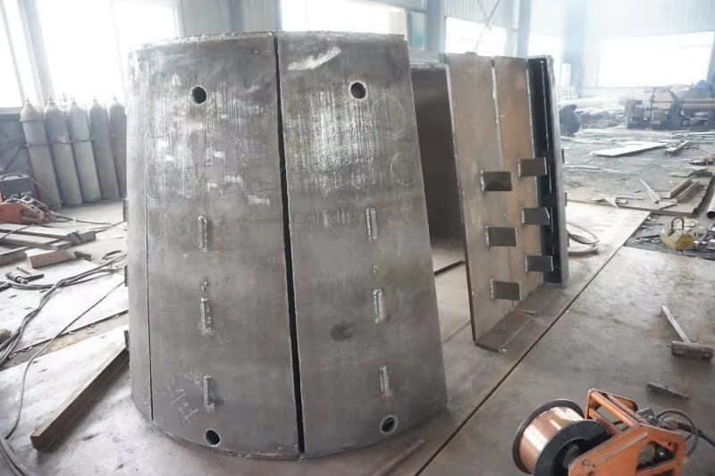 Heat-resistant Steel Made Scrap Metal Brass Copper Lead Aluminium small round type blast Melting Furnace