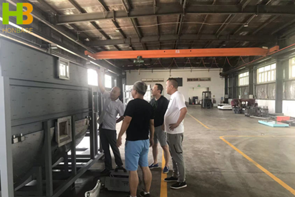 Environmental Protection Enterprises Come To Honbase Tianjin Factory To Check The Production Progress Of Intelligent Biological Kitchen Waste Machines