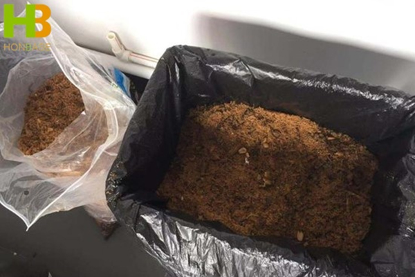 Kitchen Waste Is Poured Into Organic Fertilizer To "Change" Out