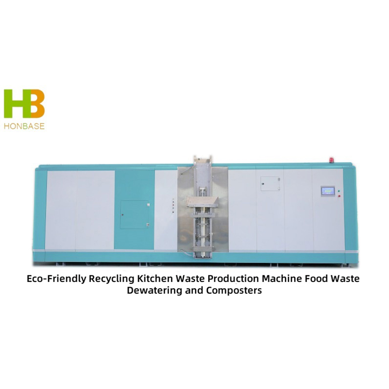 Eco-Friendly Recycling Kitchen Waste Production Machine Food Waste Dewatering and Composters