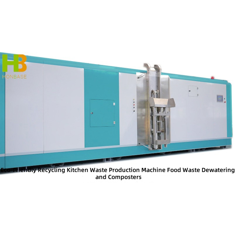 Eco-Friendly Recycling Kitchen Waste Production Machine Food Waste Dewatering and Composters